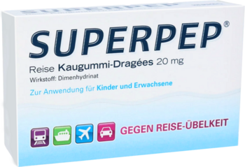 SUPERPEP® Reisekaugummi Dragées